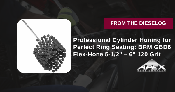 Professional Cylinder Honing for Perfect Ring Seating: BRM GBD6 Flex-Hone 5-1/2